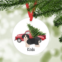 Load image into Gallery viewer, Havanese (puppy clip) ornament personalized

