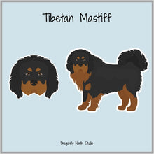 Load image into Gallery viewer, Tibetan Mastiff Vinyl Sticker Set
