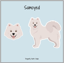 Load image into Gallery viewer, Samoyed Vinyl Sticker Set
