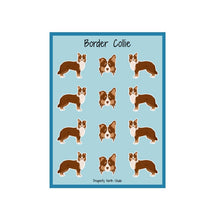 Load image into Gallery viewer, Border Collie Vinyl Sticker Sheet
