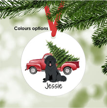 Load image into Gallery viewer, Newfoundland ornament personalized
