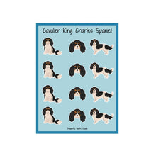 Load image into Gallery viewer, Cavalier King Charles Spaniel Vinyl Sticker Sheet
