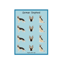 Load image into Gallery viewer, German Shepherd Vinyl Sticker Sheet

