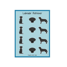 Load image into Gallery viewer, Labrador Retriever Vinyl Sticker Sheet
