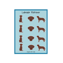 Load image into Gallery viewer, Labrador Retriever Vinyl Sticker Sheet
