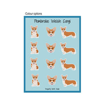 Load image into Gallery viewer, Pembroke Welsh Corgi Vinyl Sticker Sheet

