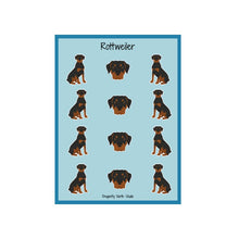 Load image into Gallery viewer, Rottweiler Vinyl Sticker Sheet
