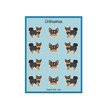 Load image into Gallery viewer, Chihuahua (longhaired) Vinyl Sticker Sheet
