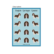 Load image into Gallery viewer, English Springer Spaniel Vinyl Sticker Sheet
