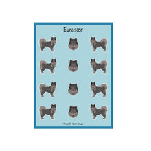 Load image into Gallery viewer, Eurasier Vinyl Sticker Sheet

