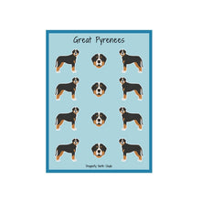 Load image into Gallery viewer, Greater Swiss Mountain Dog Vinyl Sticker Sheet
