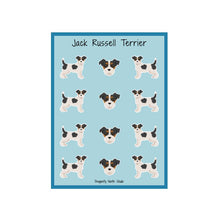 Load image into Gallery viewer, Jack Russell Terrier (roughcoat) Vinyl Sticker Sheet
