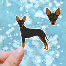 Load image into Gallery viewer, Toy Manchester Terrier Vinyl Sticker Set
