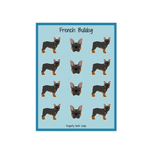 Load image into Gallery viewer, French Bulldog Vinyl Sticker Sheet
