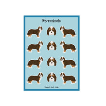Load image into Gallery viewer, Bernedoodle Vinyl Sticker Sheet
