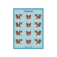 Load image into Gallery viewer, Chihuahua (longhaired) Vinyl Sticker Sheet
