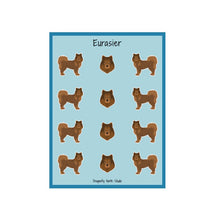 Load image into Gallery viewer, Eurasier Vinyl Sticker Sheet
