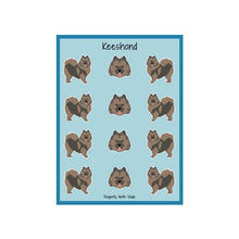 Load image into Gallery viewer, Keeshond Vinyl Sticker Sheet
