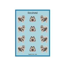 Load image into Gallery viewer, Keeshond Vinyl Sticker Sheet
