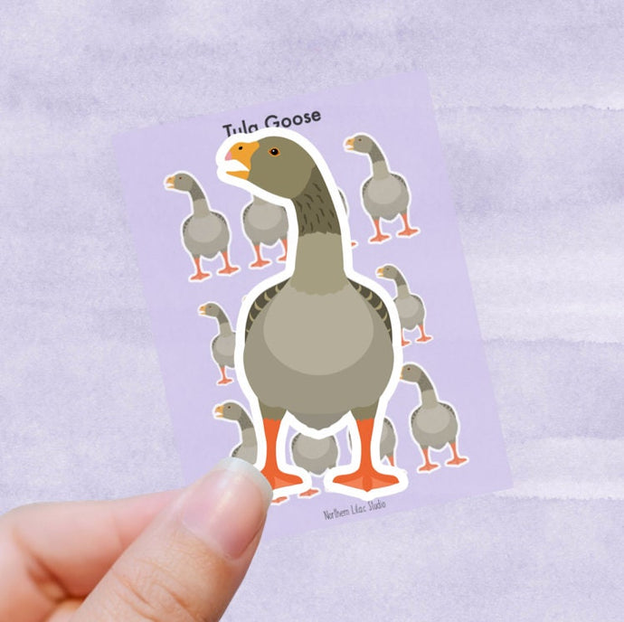 Tula Goose vinyl sticker sheet
