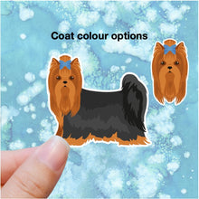 Load image into Gallery viewer, Yorkshire Terrier Vinyl Sticker Set

