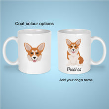 Load image into Gallery viewer, Pembroke Welsh Corgi 11 oz mug personalized
