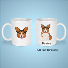 Load image into Gallery viewer, Pembroke Welsh Corgi 11 oz mug personalized
