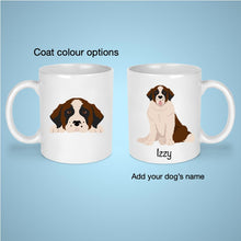 Load image into Gallery viewer, St Bernard 11 oz mug personalized
