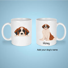 Load image into Gallery viewer, St Bernard 11 oz mug personalized
