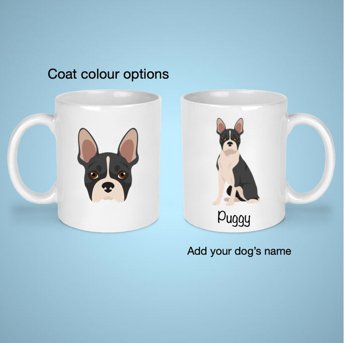 Boston Terrier 11 oz mug personalized