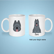 Load image into Gallery viewer, Briard 11 oz mug personalized
