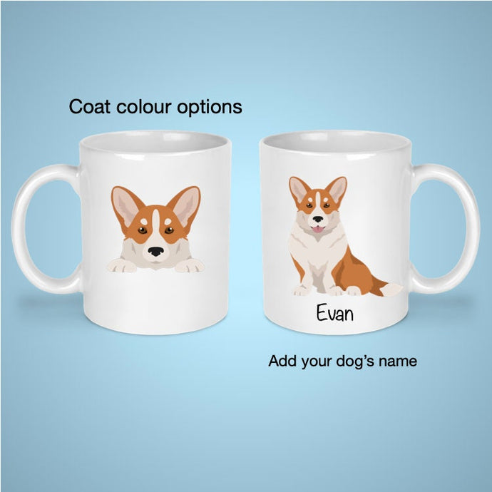 Cardigan Welsh Corgi 11 oz mug personalized