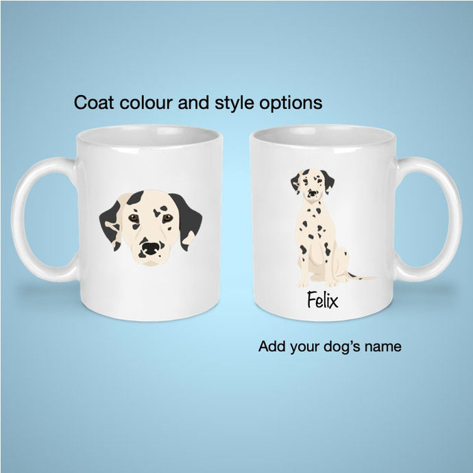 Dalmatian 11 oz mug personalized