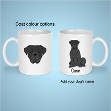Load image into Gallery viewer, Cane Corso (natural ears) 11 oz mug personalized
