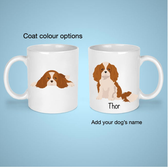 Cavalier King Charles Spaniel 11 oz mug personalized