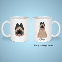 Load image into Gallery viewer, Briard 11 oz mug personalized
