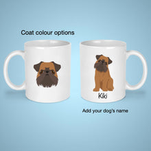 Load image into Gallery viewer, Brussels Griffon (docked tail) 11 oz mug personalized
