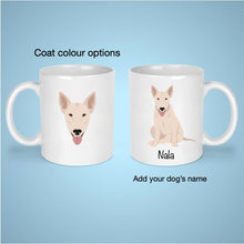 Load image into Gallery viewer, Bull Terrier 11 oz mug personalized
