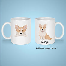 Load image into Gallery viewer, Cardigan Welsh Corgi 11 oz mug personalized
