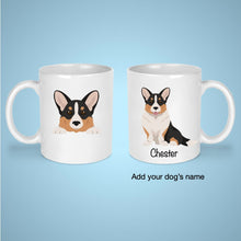 Load image into Gallery viewer, Cardigan Welsh Corgi 11 oz mug personalized
