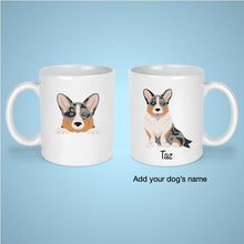 Load image into Gallery viewer, Cardigan Welsh Corgi 11 oz mug personalized
