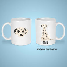 Load image into Gallery viewer, Dalmatian 11 oz mug personalized

