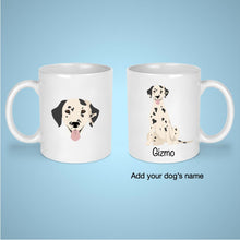 Load image into Gallery viewer, Dalmatian 11 oz mug personalized
