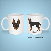 Load image into Gallery viewer, English Toy Terrier 11 oz mug personalized
