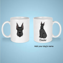 Load image into Gallery viewer, Giant Schnauzer (cropped ears) 11 oz mug personalized
