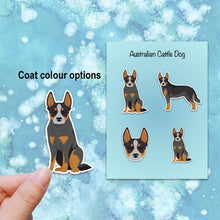 Load image into Gallery viewer, Australian Cattle Dog Vinyl Sticker Set
