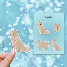 Load image into Gallery viewer, Eurasier Vinyl Sticker Set
