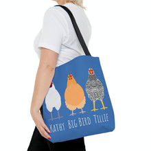 Load image into Gallery viewer, Chicken Lover&#39;s Tote Bag personalized

