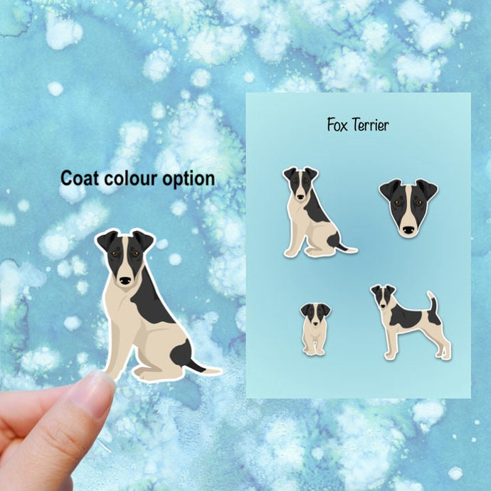 Smooth Fox Terrier Vinyl Sticker Set