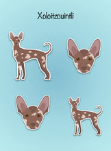 Load image into Gallery viewer, Xoloitzcuintli Vinyl Sticker Set
